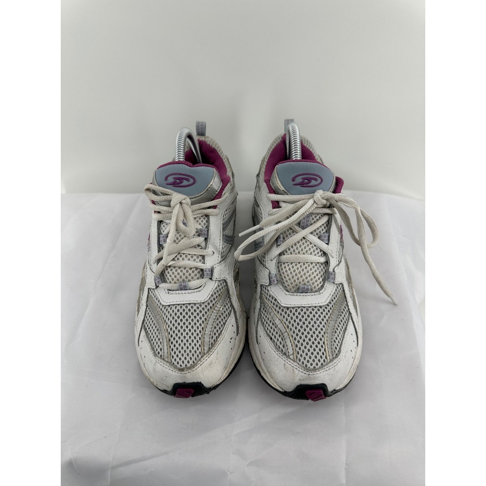 Dr. Scholls Isabella-MT‎ Womens 8.5M White Silver Magenta Walking Sneakers Shoes